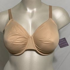 Catherines Smooth Comfort Underwire Bra New With Tags - Could Be Either A Tag On Strap Or Side Of Bra Size: 52c Color: Beige Adjustable Straps Lace Accent Around Cups (See Photos) Material: 87% Nylon 13% Spandex The Item Has Been Marked To Prevent Returns To Stores. Classic Beige Underwire Bra, Classic Full Cup Beige Bra, Classic Full Coverage Summer Bra, Elegant Lined Underwire Bra, Classic Fitted Bra For Spring, Classic Beige Full Cup Bra, Classic Fitted Spring Bra, Classic Underwire Bra For Spring, Full Cup Beige Bra For Summer