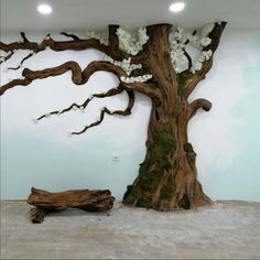 Relief basrelief alto-relief sculpture wallsculpture wallart heykel ağaç heykeli 3d Tree On Wall, Tree On Wall, Black Room Decor, Enchanted Forest Theme, Fairy Room, Museum Exhibition Design, Cat House Diy, Tree Mural