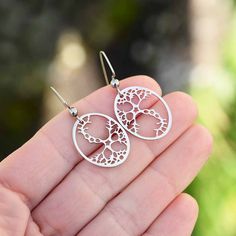 To the casual eye, one of these earrings might look like a stylized tree. After all, there is a reason that "dendrite" was derived from the Greek word for "tree." The opposite earring in this cutely matched pair, however, is impossible to miss! From dendrite to axon terminal, the design is structurally correct, and includes details like the nucleus and Schwann cells. These detailed earrings measure about 1 3/4" from the top of the hook to the bottom. Choose either polished silver steel neurons o Nickel-free Round Nature-inspired Earrings, Nature-inspired Nickel Free Round Earrings, Nature-inspired Hypoallergenic Dangle Earrings, Hypoallergenic Nature-inspired Earrings As Gift, Hypoallergenic Nature-inspired Earrings For Gifts, Hypoallergenic Nature-inspired Round Earrings, Nature-inspired Metal Drop Earrings, Nature-inspired Everyday Pierced Earrings, Nature-inspired Earrings For Everyday