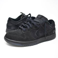 Nike X Undefeated Dunk Low Black Men 8.5. Good, Worn Condition 100% Authentic. Fast Shipping All Sales Final Nike Lace-up Skate Shoes For Streetwear, Black Leather Skateboarding Sneakers, Black Low-top Sneakers With Gum Sole, Black Low-top Skate Shoes With Rubber Sole, Nike Custom Suede Sneakers For Sports, Custom Suede Sneakers With Gum Sole For Streetwear, Urban Black Sneakers With Laces, Black Urban Sneakers With Laces, Black Suede Lace-up Sneakers