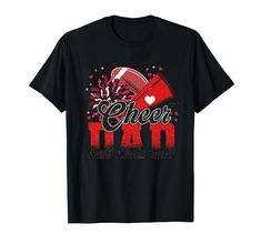 PRICES MAY VARY. Red Black Football Cheer Dad Tees For Women Men Tees Perfect Gift for cheerleader squad or cheerleader team. Wear this " Cheer Dad Red Black" tee to show your favorite cheerleader. Make great present on Father’s Day, Christmas, Birthday. cheer Dad for men Red Black Cheer Dad Football Tees For Women. Football cheer Dad Tees red and black, cheer Dad Tees for women, cheer Dad Tees for men, cheer Dad tees, orange cheer Mom Tees for men, Red Black cheer Dad Tees, senior cheer Dad Tee Black T-shirt With Team Name For Cheerleading, Graphic Tee T-shirt For Cheerleading, Black Fan Apparel T-shirt For Cheerleading, Black Sports Fan T-shirt For Cheerleading, Black T-shirt For Cheerleading Fan Apparel, Sports Season Cheerleading T-shirt With Team Name, Black T-shirt For Game Day On Father's Day, Fan Apparel T-shirt With Team Name For Cheerleading, Sports Season Cheerleading Team T-shirt