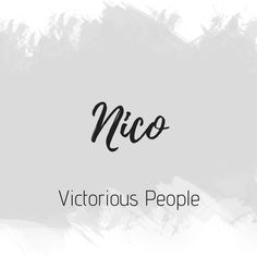 Nico Sp Characters, New Business Names, Names Meaning, Name Covers, Aesthetic Names, Creative Names