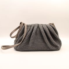 This unique crochet bag is perfect for your day needs and your afternoon outings! The handbag is 100% handmade and it is made of polypropylene yarn. Also is fully lined with unique silk luxury fabric and features two inner pockets, the one with zip closure. The leather strap is removable thus it can be worn as a Shoulder or Crossbody or Clutch bag depending on our mood and occasion. AnemiVeloni logo to ensure the authenticity of the product. DETAILS: * Hand-crochet and sewing * Fully lined * Kiss clasp closure  * Two inner pockets * Removable leather strap SIZE & CARE:                                           17cm (6.7 inches) x 28cm (11 inches) x 17cm (6.7 inches) Leather Strap Length: 125cm (49.2 inches)  Do not dry clean or machine wash. Spot clean gently with a damp sponge or cloth. S Crochet Bag Summer, Summer Crochet Bag, Crochet Summer Bag, Red Clutch Purse, Gold Clutch Purse, Crochet Clutch Bags, Crochet Unique, Clutch Purse Black, Beige Purses