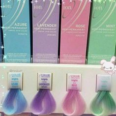 Ion Color Brilliance Semi-Permanent Hair 2 Total Tubes Included New In Box With Tag Attached No Swatching Color: Lavender 2 Full Size Pastel Beautiful Strand + Patch Test 20-40 Minute Application Highly Pigmented Color Multiple Applications Kept Sealed & Climate Controlled Top Rated Posh Ambassador Pro Level One Biz Day Fast Over 200+ Satisfied Poshers New? Use Code: Debsdrip For $10 Off Smoke & Pet Free Closet + Ion Color Brilliance, Lavender Hair Colors, Kawaii Hair, Violet Pastel, Candy Hair, Neon Hair, Hair Dyes, Semi Permanent Hair Color, Hair Color Pastel