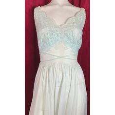 Good Condition, I Don't See Anything To Point Out. Bust 38, Waist 32 Or Smaller With Belt Hip Free, Length 55. Spring Evening Nightgown With Lace Trim, Light Blue Dress For Wedding Night, Light Blue Sheer Dress For Daywear, Blue Sleeveless Dress For Wedding Night, Blue Vintage Chiffon Dress, Vintage Sheer Blue Dresses, Vintage Blue Sheer Dress, Vintage Nightgown For Spring Party, Blue Sheer Vintage Dress