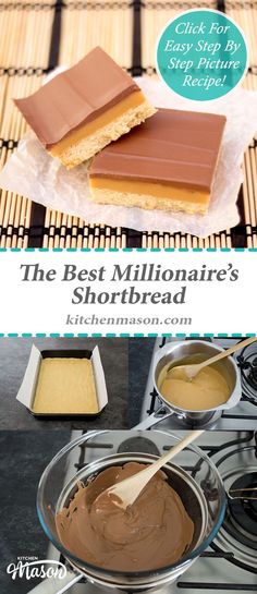 the best milliaire's shortbread is made with chocolate and marshmallows