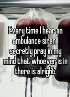 three black and white chairs with the words every time i hear an ambulance siren i secretly pray in my mind that whoever is in there is alright