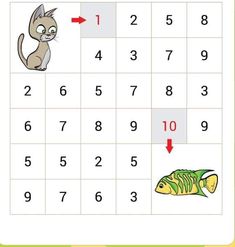 a sud puzzle with numbers and pictures for children to learn how to read the numbers