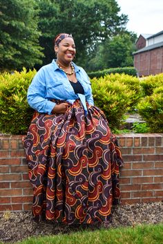 Beautiful Ready to Wear Ankara maxi skirt with pockets! Elastic waist with sash/belt With pockets and matching head wrap One size fits most. available in other colors Dimensions:  length 43 inches Care Instructions: Hand wash cold. Press with cool iron on the wrong side only. Do not bleach. Hang dry. Brown Full-length Maxi Skirt, Fitted Casual Maxi Dress, Casual Fitted Maxi Dress, Ankara Shirt Dress, Ankara Maxi Skirt, Belt With Pockets, Maxi Skirt With Pockets, Maxi Rock, African Shirt