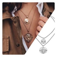 16-18" Electro Plated Roman Coin Jewelry, Silver Coin Necklace, Roman Coins, Coin Jewelry, Silver Coin, Coin Necklace, Layered Necklace, Silver Coins, Layered Necklaces