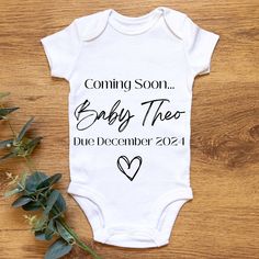 An adorable, handmade, funny baby grow/ baby bodysuit that reads 'Baby Announcement ' Our custom babysuits are made of 100% pure, soft and breathable cotton fabric, and are professionally printed using high quality heat transfer vinyl. Available sizes: Newborn, 0-3 months, 3-6 months, 6-12 months and 12-18 months Family Matching Birthday Onesie With Funny Text, Family Matching Onesie With Funny Text For Birthday, Funny Onesie For Gender Reveal With Text, Funny Text Onesie For Gender Reveal, Family Matching Custom Print Onesie For Gender Reveal, Funny Letter Print Onesie For Gender Reveal, Funny Gender Reveal Onesie With Letter Print, Fitted Onesie With Letter Print For Gender Reveal, Gender Reveal Onesie With Letter Print