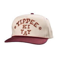 “YIPPEE KI YAY!” You can go on and fill in the rest if you want to. We ain’t gonna say it… We gotta sell hats after all! Structured 5-Panel Pop-Up Stay Embroidered Design Braided Rope Contrast Button and Eyelets Brushed Twill Cheap Everyday Hats With Letter Print, Cheap College Snapback Hat With Flat Brim, Cheap Snapback Hat With Flat Brim For College, Cheap Trendy Snapback Hats, Cheap Snapback Trucker Hat For College, Cheap Trendy Everyday Snapback Hat, Affordable Trendy Brimmed Snapback Hat, Sporty Flat Brim Trucker Hat, Cheap Everyday Snapback Hat With Letter Print