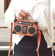 Chain Purse Women's Crossbody Messenger Bag Flap · Shop Zola · Online Store Powered by Storenvy Trendy Brown Rectangular Box Bag, Retro Rectangular Bag, Retro Portable Rectangular Bag, Pinterest Pretty, Retro Radios, Mini Messenger Bag, Retro Radio, Chain Purse, Leather Handbags Women