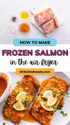 how to make frozen salmon in the air fryer