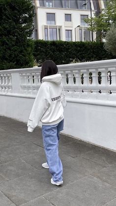 White Hoodie Outfit, Fire Fits, Looks Street Style, Causual Outfits, Hoodie Outfit