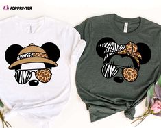 Animal Kingdom Safari couple shirts, Disney Mickey Minnie safari mode Animal Kingdom Outfit Woman, Safari Couple, Couples Disney Shirts, Animal Kingdom Outfit, Iconic Disney Characters, Animal Kingdom Safari, Disney Animal Kingdom Shirts, Animal Kingdom Shirts, Matching Disney Shirts