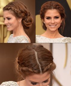 Oscars 2014, Bride Hair, Beautiful Braids, Middle Part, Homecoming Hairstyles, Hair Dos, Gorgeous Hair, Bridesmaid Hair