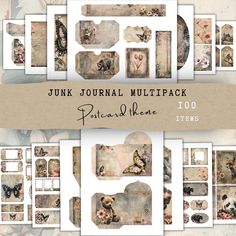 the junk journal multipack is filled with photos