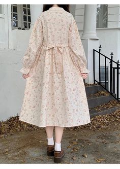 Get ready to fall in love with our Cotton Cottagecore Floral Dress, perfect for your fall and winter wardrobe. Made with cozy cotton fabric, this dress embodies the charming cottagecore aesthetic and features a beautiful floral pattern, peter pan collar and long flared sleeves. Stay stylish and comfortable all season long with this must-have cottagecore dress. Dolly Dress, Cottagecore Dress, Cottagecore Aesthetic, Nectarine, Islamic Videos, Pan Collar, Peter Pan Collar, Fall And Winter, Flared Sleeves