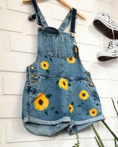 Jeans Jumper, Diy Kostüm, Diy Vetement, Painted Jeans