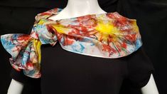 "This beautiful pure silk scarf is one of a kind, hand drawn and painted by me. 8\" x 72\" in size. I created this abstract floral, sunburst design in a cheeeful multi-colored combination! You won't find mass commercial digital patterns in my work as each piece is my own and created one at a time! The lovely colors make it a fun, attractive scarf. Soft and silky! This can be worn as a scarf or hung on the wall as a beautiful, original painting! In many of my scarves I either hand draw and dye th Artistic Handmade Silk Scarf For Summer, Handmade Artistic Silk Scarf For Summer, Multicolor Hand Painted Scarves As Gift, Multicolor Hand Dyed Scarves As Gift, Hand Painted Multicolor Scarves For Spring, Multicolor Silk Scarf For Festival, Artsy Multicolor Silk Scarf For Summer, Handmade Multicolor Silk Scarves, Multicolor Hand Dyed Scarves Gift