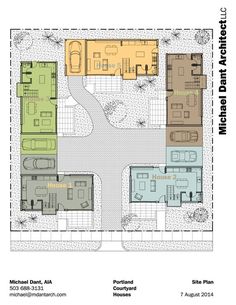 the floor plan for an apartment complex