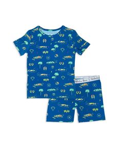 in stock Casual Blue Sleep Sets, Blue Cotton Bedtime Sets, Light Blue Summer Sleepwear Set, Blue Short Sleeve Sets For Vacation, Blue Short Sets For Beach, Blue Short Sleeve Vacation Sets, Blue Vacation Sets With Short Sleeve, Light Blue Short Sleeve Sleep Sets, Blue Short Beach Sets