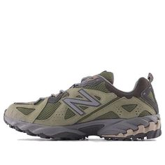 New Balance 610v1 'Olive Green Grey' ML610TM Khaki Functional Sneakers For Outdoor Activities, Sporty Olive Sneakers For Outdoor, New Balance Green Sneakers For Outdoor Activities, Limited Edition Sneakers, Green Grey, Sport Sneakers, New Balance, Green And Grey, Olive Green