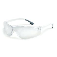 Hyper Tough Anti-Fog Safety Glasses: Meets ANSI Z87.1 safety standard, with High-Performance Polycarbonate Clear Lenses having 99% UVA & UVB Protection, High-velocity Impact resistance, Shatterproof and Lightweight Comfort Style with TPR (Thermoplastic Rubber) ear tips and nose pieces. TPR is lightweight and has good abrasion resistance, good tear strength, weather resistance, and electrical properties. These safety glasses are to Protect Your Vision for both indoor and outdoor use. Size: One Si Rimless Clear Shield Sunglasses With Uva Protection, Clear Rimless Shield Sunglasses With Uva Protection, Clear Anti-reflective Shield Sunglasses In Polycarbonate, Protective Eyewear, Safety Glasses, Personal Protective Equipment, Comfort Style, High Performance, Lenses