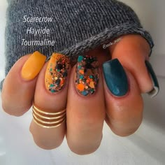 Fall Gel Nails, Thanksgiving Nails, Fall Nail Art, Dipped Nails, Manicure Y Pedicure, Fall Nail Designs, Fall Nail, French Manicure, Fall Nails