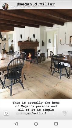 the dining room is clean and ready for us to eat dinner on it's own table