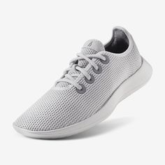 The Allbirds Tree Runner is a breathable and lightweight sneaker made with responsibly sourced eucalyptus tree fiber that feels silky smooth and cool on your skin. These shoes are perfect for everyday casual wear, walking, and warmer weather. | Allbirds Men's Tree Runners, Most Comfortable Shoes, Grey, Size 14 Lightweight Running Sneakers With Rubber Sole, Lightweight Sneakers With White Sole For Light Sports, Lightweight Sneakers With Rubber Sole For Light Sports, Lightweight Gray Comfortable Sneakers, Lightweight Comfortable Gray Sneakers, Lightweight Textured Sole Sneakers For Sports, White Lightweight Sporty Sneakers, Lightweight Low-top Running Shoes With Rubber Sole, White Lightweight Comfortable Sneakers