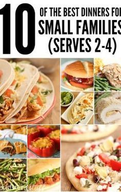 Best Dinners, Mini Cooking, Easy Meals For One, Portion Size, Easy Meals For Two, Six Sisters Stuff, Best Dinner, Single Serving Recipes, Healthy Meals For Two