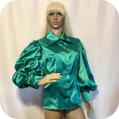 A personal favorite from my Etsy shop https://www.etsy.com/listing/564857770/irish-green-victorian-blouse-with-hiden Green Fitted Top With Gathered Sleeves, Fitted Green Blouse With Gathered Sleeves, Green Puff Sleeve Top For Party, Green Collared Party Top, Fitted Green Tops With Lantern Sleeves, Green Fitted Lantern Sleeve Tops, Fitted Green Lantern Sleeve Tops, Elegant Green Top With Gathered Sleeves, Fall Green Puff Sleeve Top