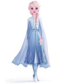 an image of a frozen princess with long hair