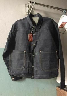 Bespoke Denim, Raw Denim Jacket, Formal Streetwear, Demin Jacket, Dapper Dudes, Levis Vintage Clothing, American Jeans, Denim Quilt, Denim Wear