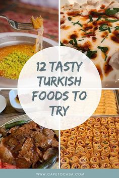 there are many different foods to try for turkish food in turkey and other countries, including turkey