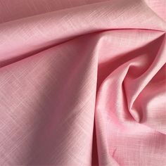 the pink fabric is very soft