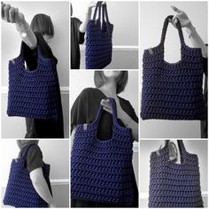 Handmade by MaMisso Blue Square Shoulder Bag With Top Carry Handle, Blue Square Shoulder Bag With Top Handle, Blue Square Shoulder Bag For Everyday Use, Blue Rectangular Crochet Bag For Gift, Blue Crochet Shoulder Bag Gift, Blue Crochet Shoulder Bag For Gift, Blue Rectangular Shoulder Bag, Square Shoulder Bag With Rolled Handles For Everyday, Blue Shoulder Bag With Double Handles