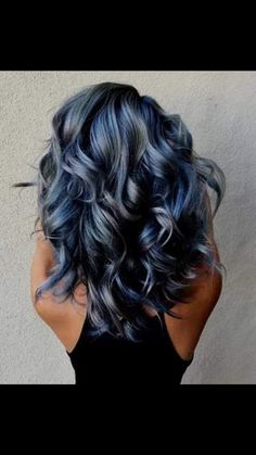 Color For Black Hair, Color Streaks, Pretty Rainbow, Dramatic Hair, Hairstyle Tutorials, Silver Hair Color, Dyed Hair Inspiration, Beautiful Hair Color