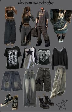 #grunge #skater #aesthetic #fashion #moodboard #outfits Clothing Wishlist Ideas, Outfits For Hiking Winter, Edgy Aesthetic Pictures, Slight Grunge Outfits, Grunge Winter Fits, Outfit Inspo Grunge Y2k, Grunge Outfits For Winter, Grunge Y2k Outfits Baggy, Alternative Fashion Aesthetic