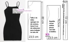 vestido patrones de costura Sewing Projects Clothes, Leather Bag Pattern, Fabric Sewing Patterns, Japanese Dress