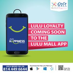 a cell phone with the message lulu royalty coming soon to the lulu mall app