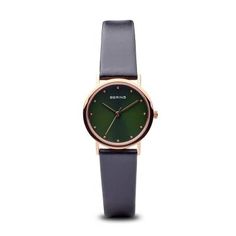 BERING® Classic Watch - polished rose gold | black | calfskin leather - 10540-567 Minimalist Rose Gold Watch For Everyday, Modern Analog Watches For The Office, Modern Analog Watches For Office, Modern Analog Office Watches, Modern Rose Gold Watches, Modern Rose Gold Watches With Subdials, Classic Watches, Watch Sale, Gold Black