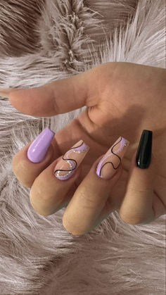 Everyday Nails, Nagellack Trends, Purple Nail, Acrylic Nails Coffin Pink, Vacation Nails, Acrylic Nails Coffin Short, Dream Nails, Pretty Acrylic Nails