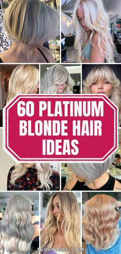 Save this pin for a collection of stunning platinum blonde hair ideas that will surely brighten up your look! From icy tones to warm hues, these hairstyles are perfect for those looking to stand out. #PlatinumBlonde #HairIdeas #FashionBlog