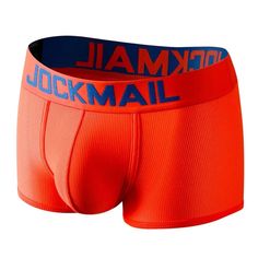 Jock Highlight Trunks The Locker Room Jock Fitted Red Boxer Briefs For Summer, Red Stretch Breathable Boxer Briefs, Fitted Nylon Boxer Briefs, Sporty Red Fitted Boxer Briefs, Red Fitted Sporty Boxer Briefs, Boxer Shorts Men, Men Boxers, Mens Boxer Shorts, Jacket Pattern Sewing