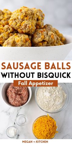 sausage balls without biscuits are the perfect appetizer