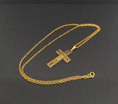 Cruz damasquinado,Cruz dorado,Cruz vintage, bisutería dé lujo,regalo de mujeres,Toledo España,Damasquinado Oro 24 Kilates, jesus crucificado,collar ortodoxo,collar religioso,regalo religioso,biguteria religiosa,joyas ortodicsos Elegant Gold Cross Pendant Necklace, Elegant Gold Plated Cross Pendant Necklace, Elegant Gold Cross Necklace For Gift, Elegant Gold Crucifix Jewelry, Gold Cross Necklace For Formal Occasions, Gold Crucifix Jewelry Gift, Luxury Crucifix Cross Necklace For Formal Occasions, Gold-plated Cross Jewelry For Formal Occasions, Gold Cross Pendant Jewelry For Formal Occasions