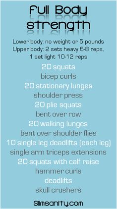 the full body strength guide for beginners